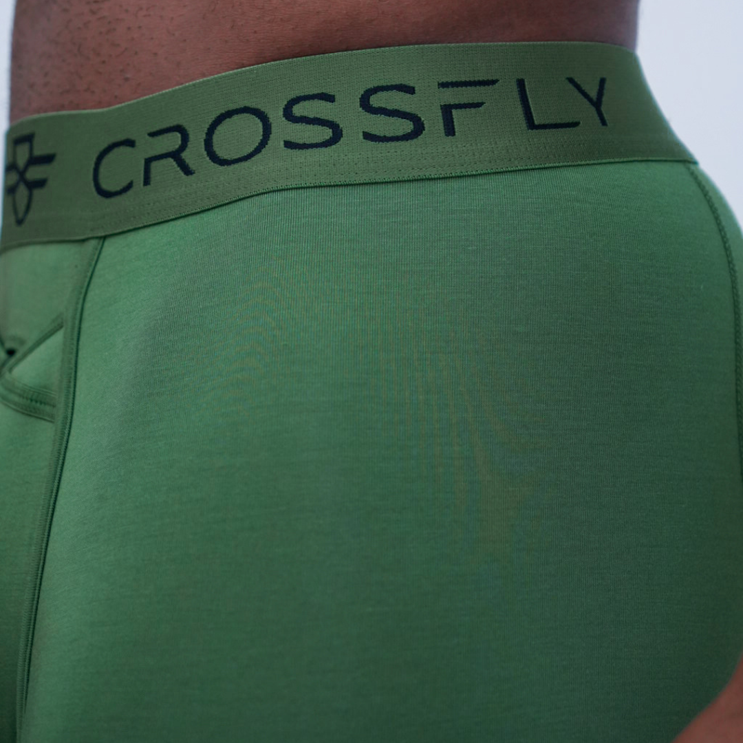 Lux Men's 4" Trunks - Olive/Black (Pre-order)