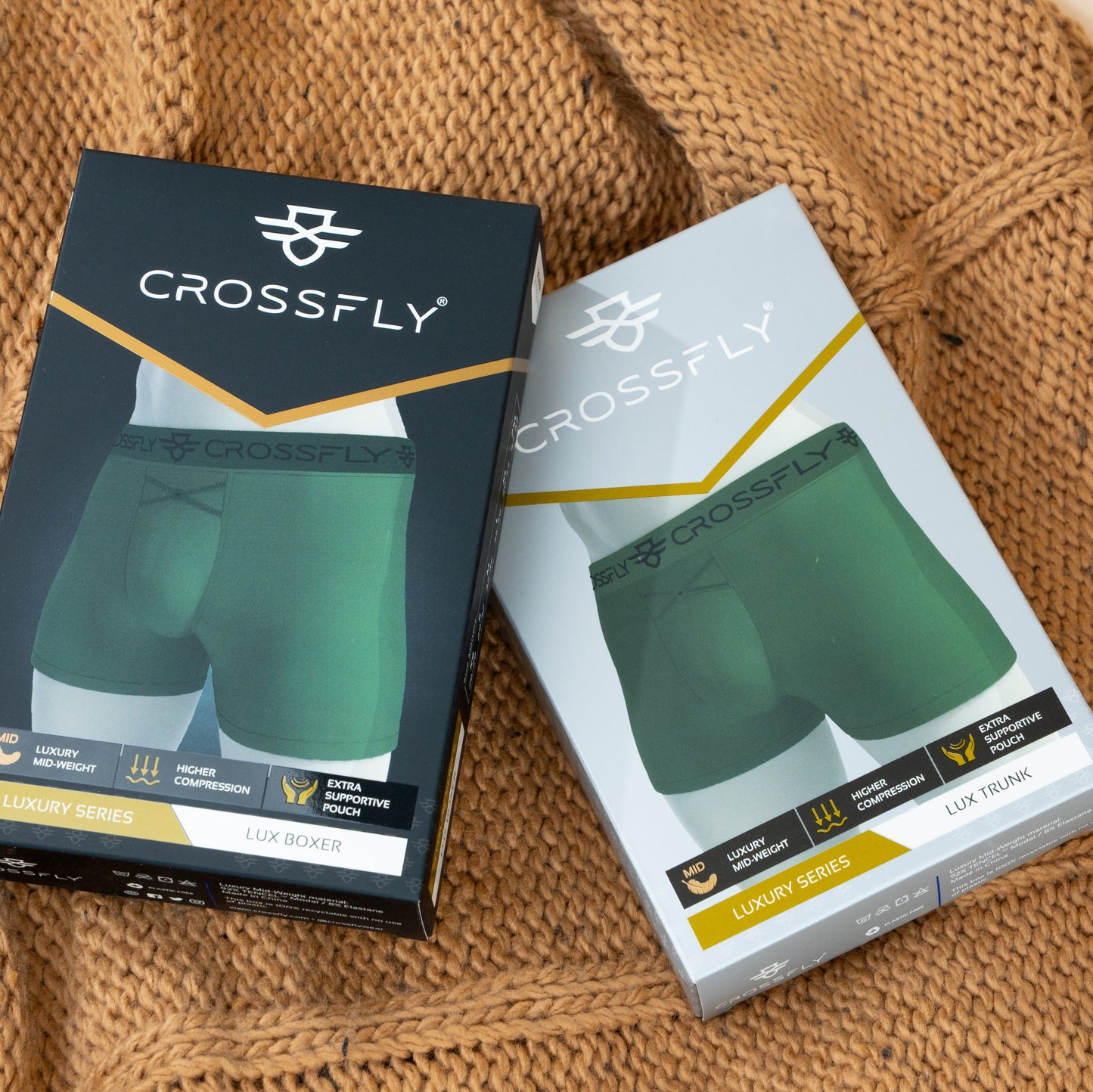 Lux Men's 7" Boxers - Olive/Black (Pre-order)