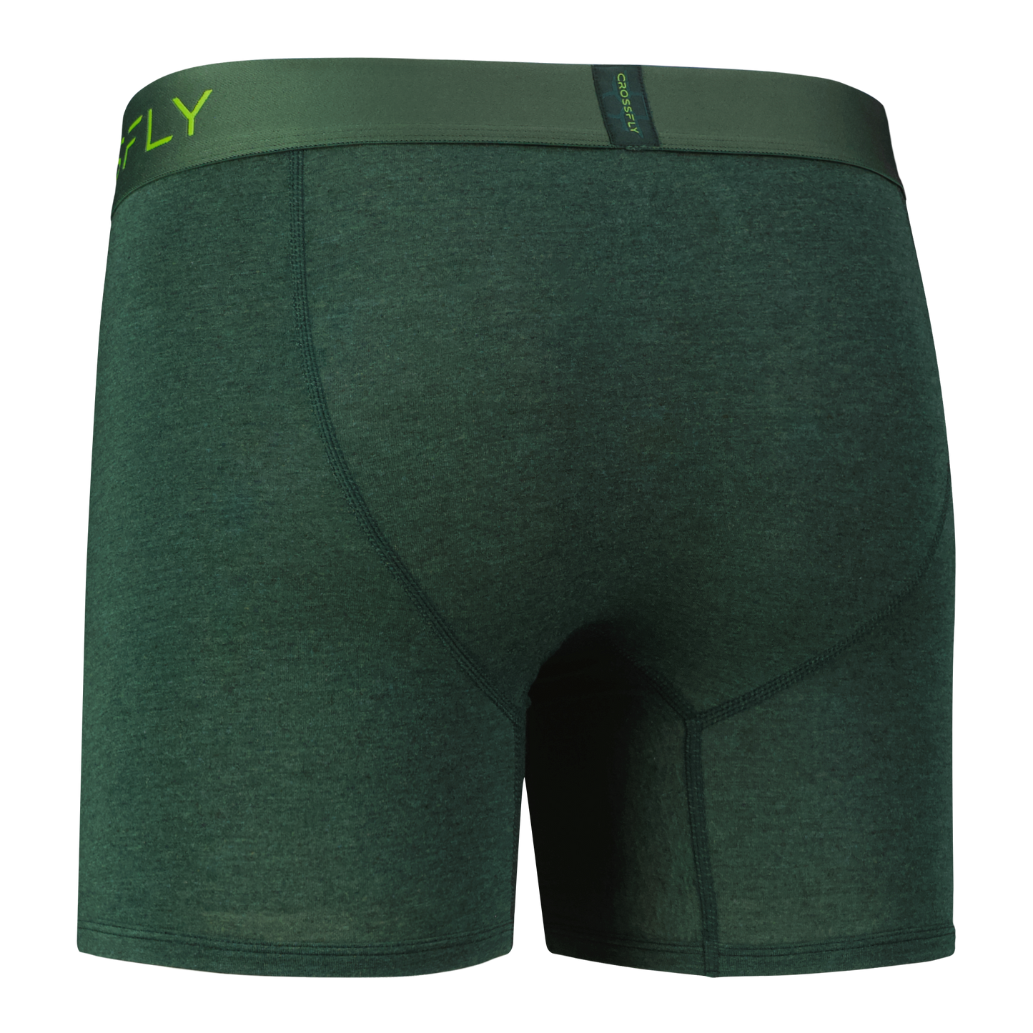 3-pack IKON Men's 6" Boxers (Green Marle)