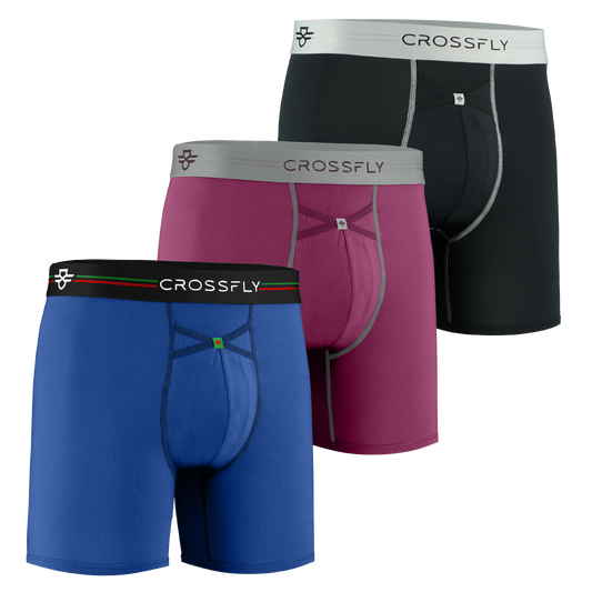  Crossfly IKON X Men's Underwear 6 Trunk Boxer Briefs