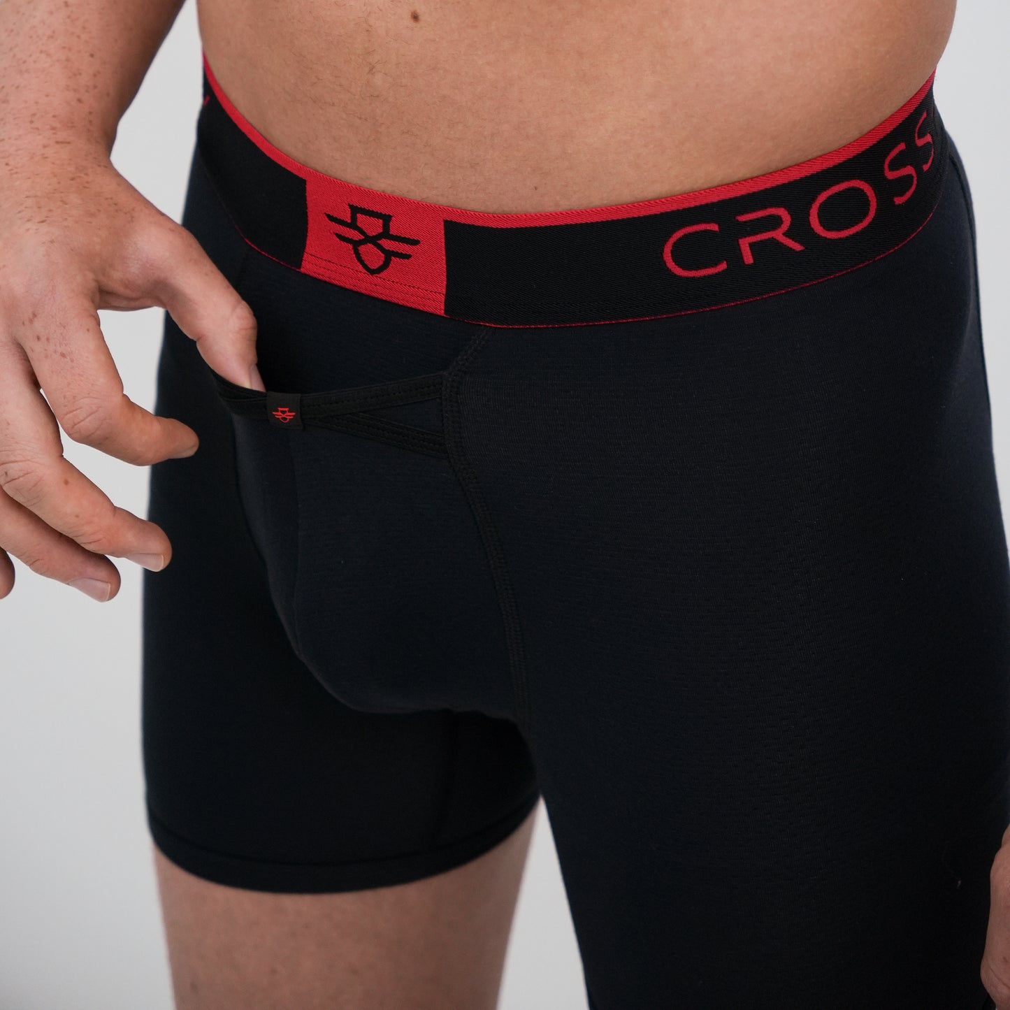 Aero Pro 9" Boxer – Noir / Rouge