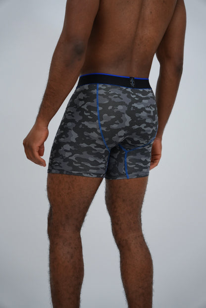 Aero Pro 7" Boxers - Camo / Bleu Royal