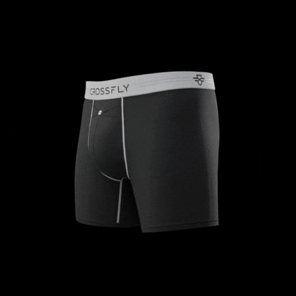 3-pack: IKON X Men's 6" Boxers - Black/Silver