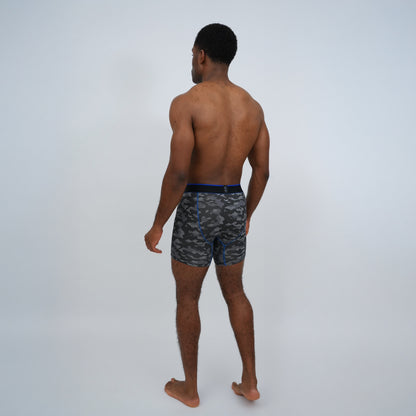 Aero Pro 9" Boxers - Camo / Royal Blue (Pre-order)