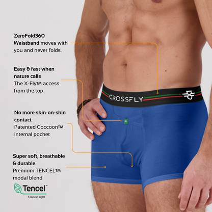 IKON X Men's 3" Trunks - Italia Blue Marle