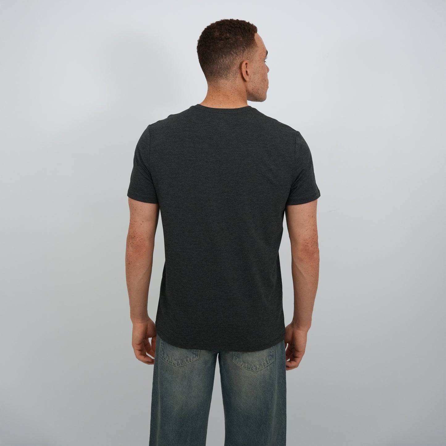 Lux Tee - Charcoal Marle