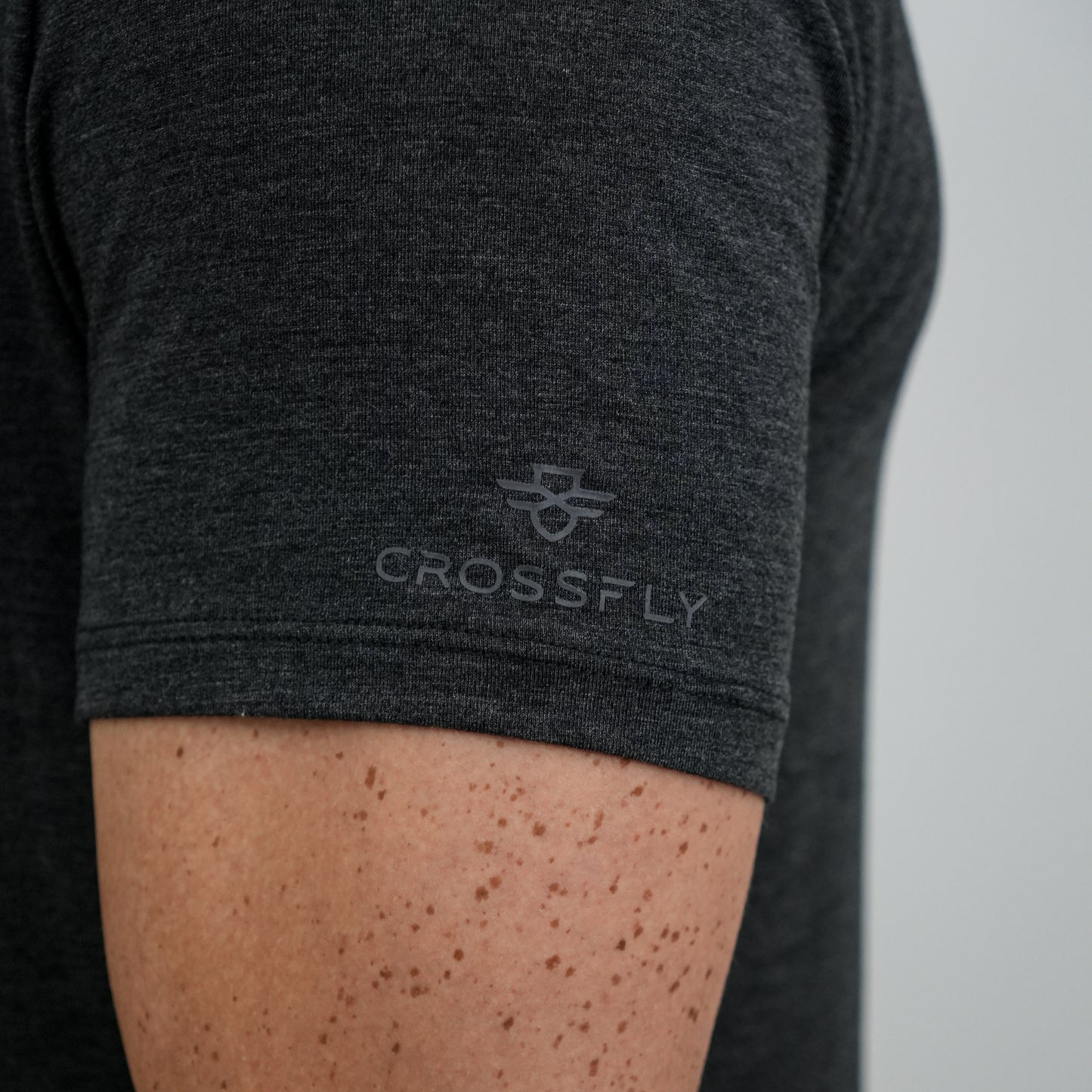 Lux Tee - Charcoal Marle