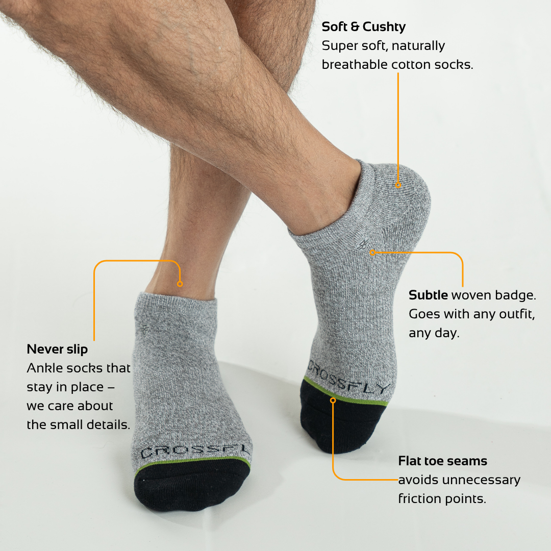 4-Pack: Original | Men's Low Cut Socks - Multi