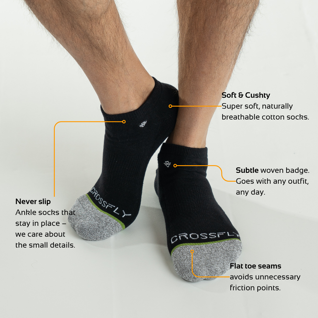 Original Men's Low Cut Socks - Black