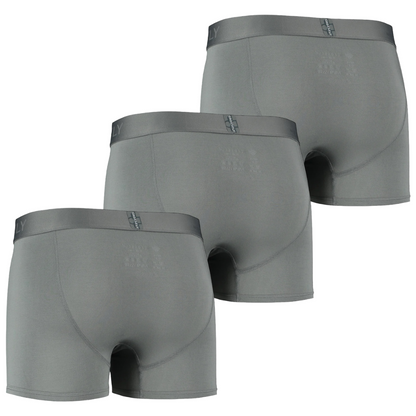 3-pack: IKON Men's 3" Trunks - Charcoal