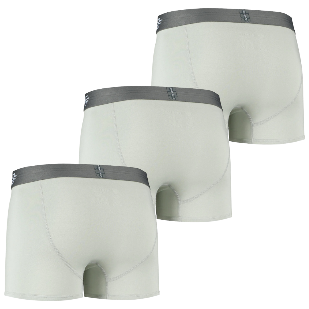 3-Pack: IKON X Men's 3" Trunks - Silver/Charcoal