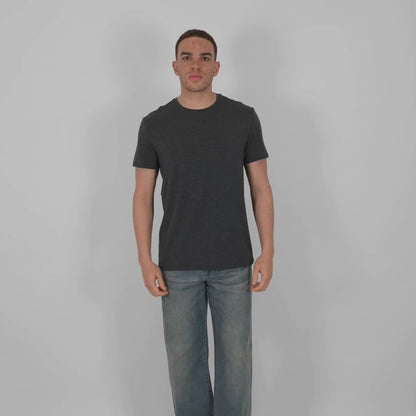 Lux Tee - Charcoal Marle