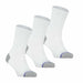 3-Pack: Hero Pro - Men's 10 inch Crew Socks - White
