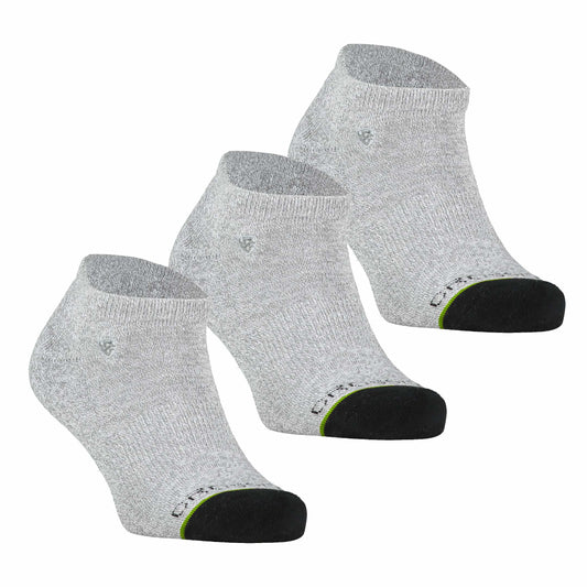 3-pack: Original Men's Low Cut Socks - Grey Marle