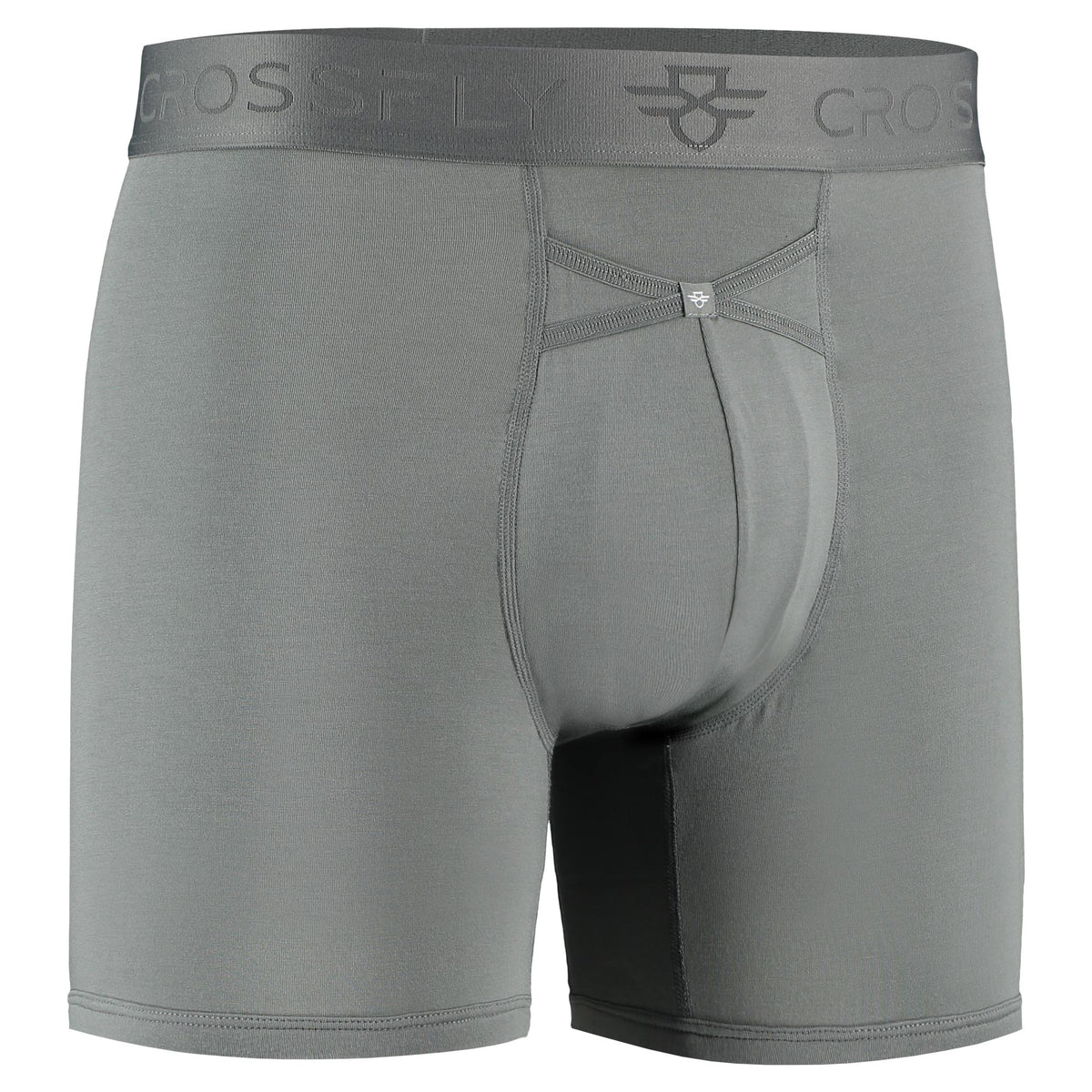 IKON X | Men's Boxers | 6 inch- Grey Modal – Crossfly