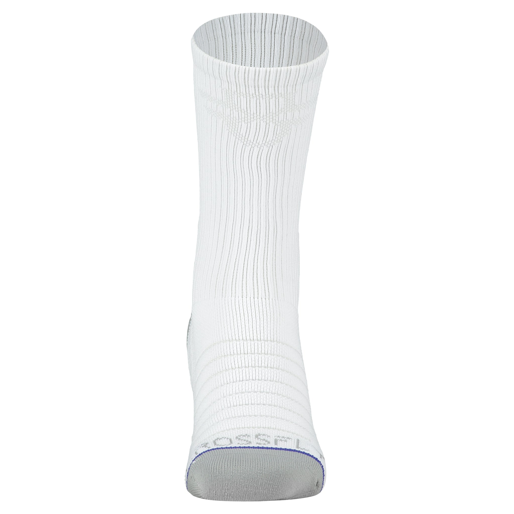 Crossfly Men's Performance Socks HERO Pro 10 Crew White - Nylon Blend