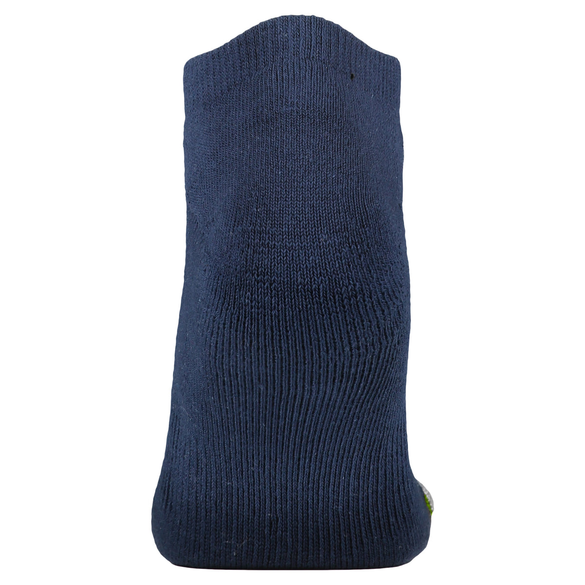 Crossfly men&#39;s Original Low Socks in navy from the Everyday series, featuring Flat Toe Seams and 360 Hold.
