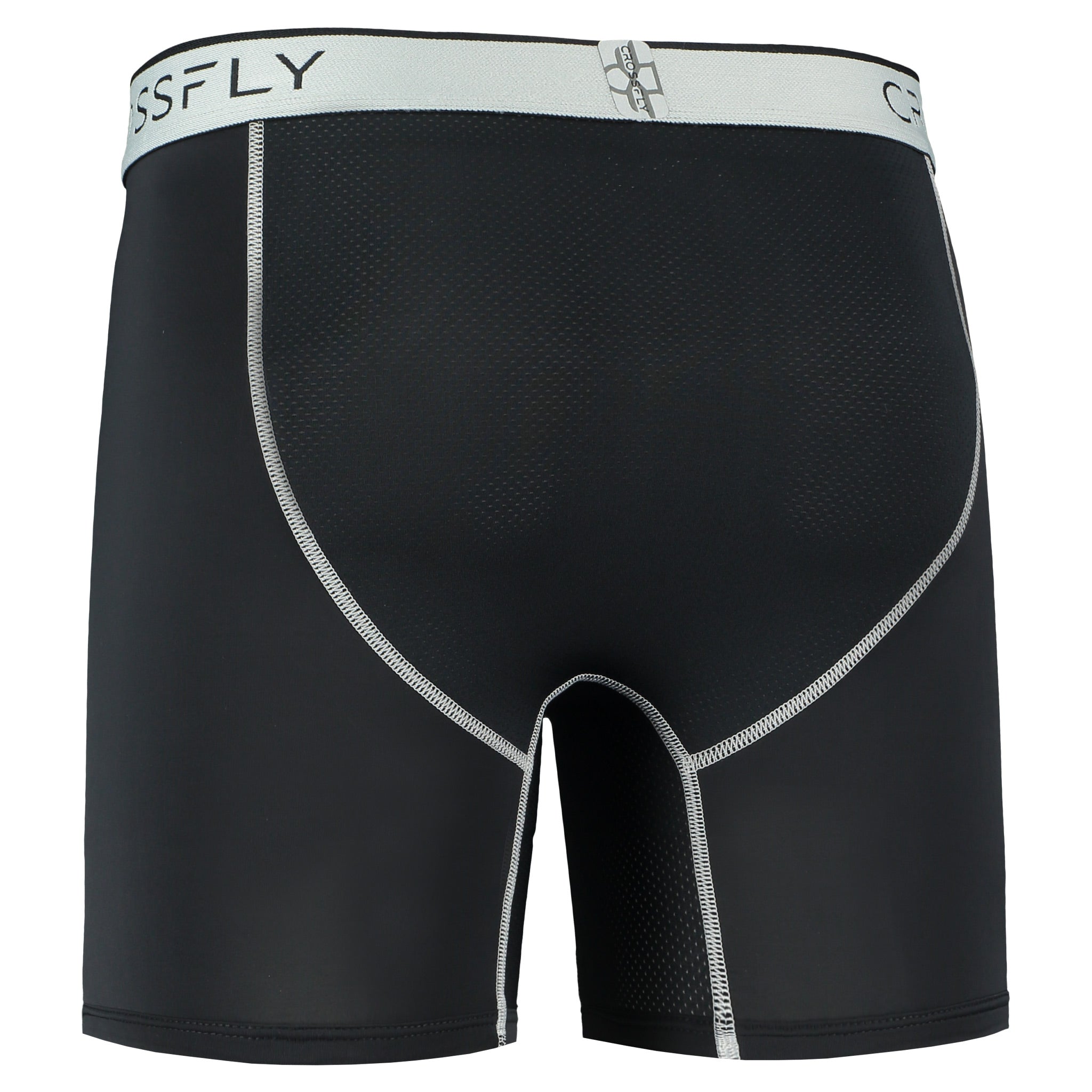 Black Active Mesh Short Trunk Underwear - Made In USA